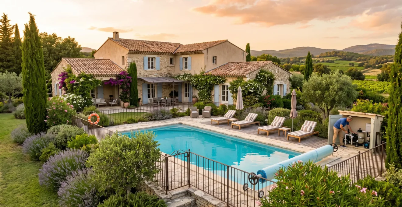 Vacation rental property with private swimming pool and Mediterranean garden in southern France